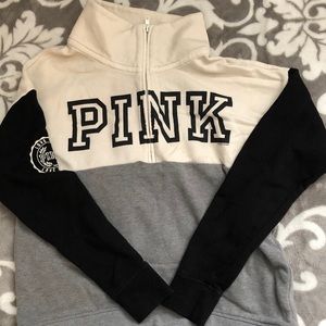 COPY - VS PINK quarter zip pullover